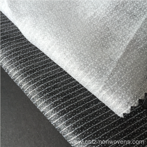 Polyester Stocklot Nonwoven Fusible Interlining for Shirts